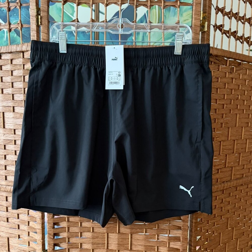 Puma Essentials Mens Woven Running Shorts - Black - Size XL - NWT